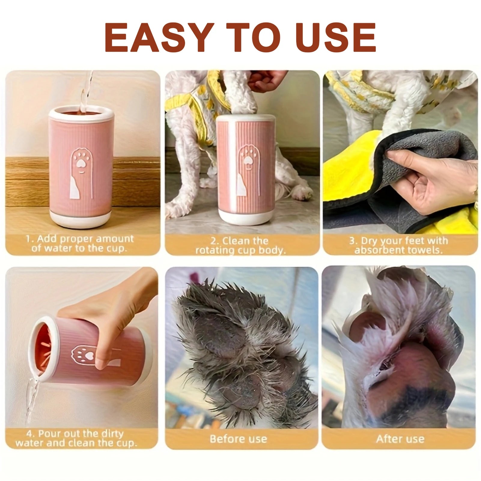 FurEase MudAway Paw Washer